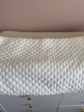 Nook White Quilted Changing Pad Cover. Never Used